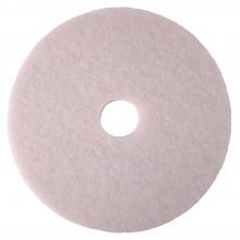 3M 7000029755 - 4100PLG White Polishing Pads, 20 in (505 mm)