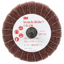 3M 7000077906 - Scotch-Brite™ Combi-Wheel, CB-ZR, P120, 2-1/2 in x 1-1/4 in (6.3 cm x 3.2 cm)