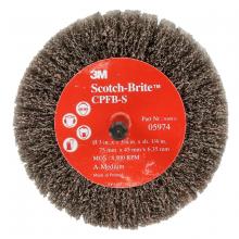 3M 05974 - Scotch-Brite™ Cut and Polish Flap Brush, A MED, 3 in x 1-3/4 in x 1/4 in