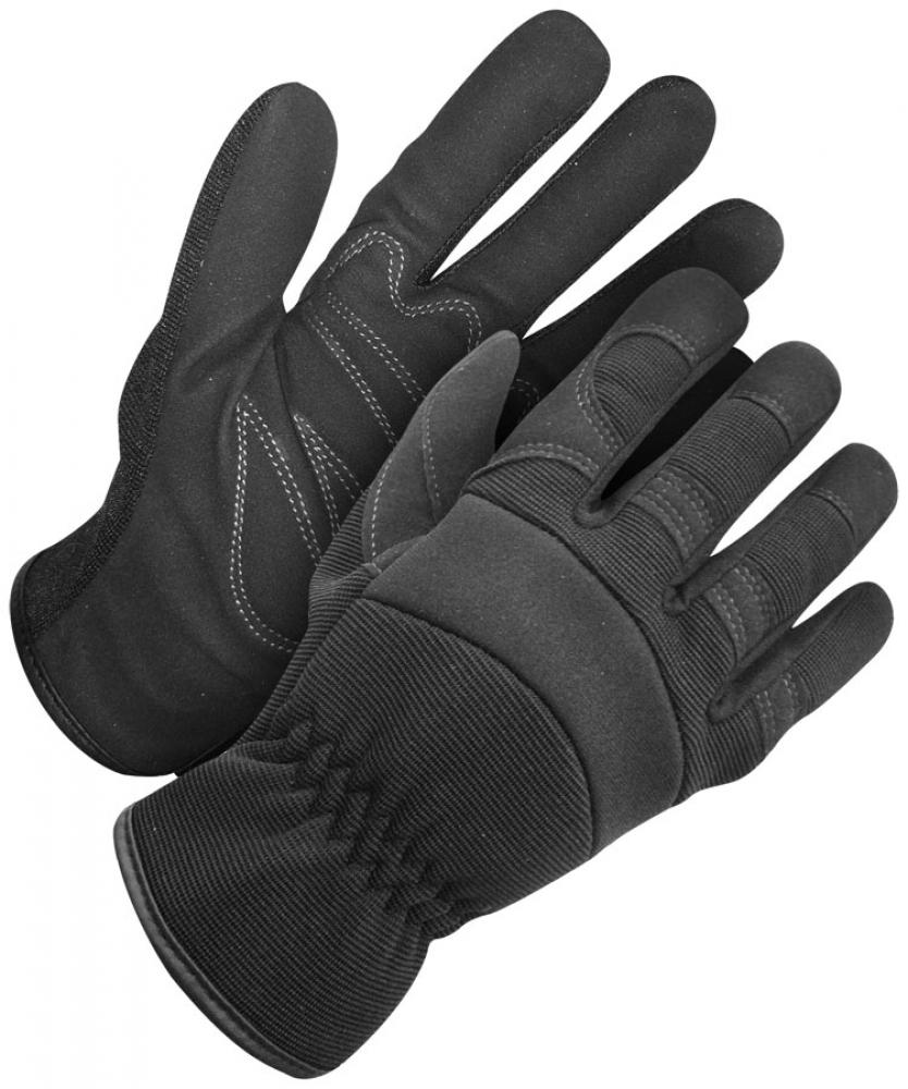 Performance Glove Synthetic Leather Slip-On Cuff Black