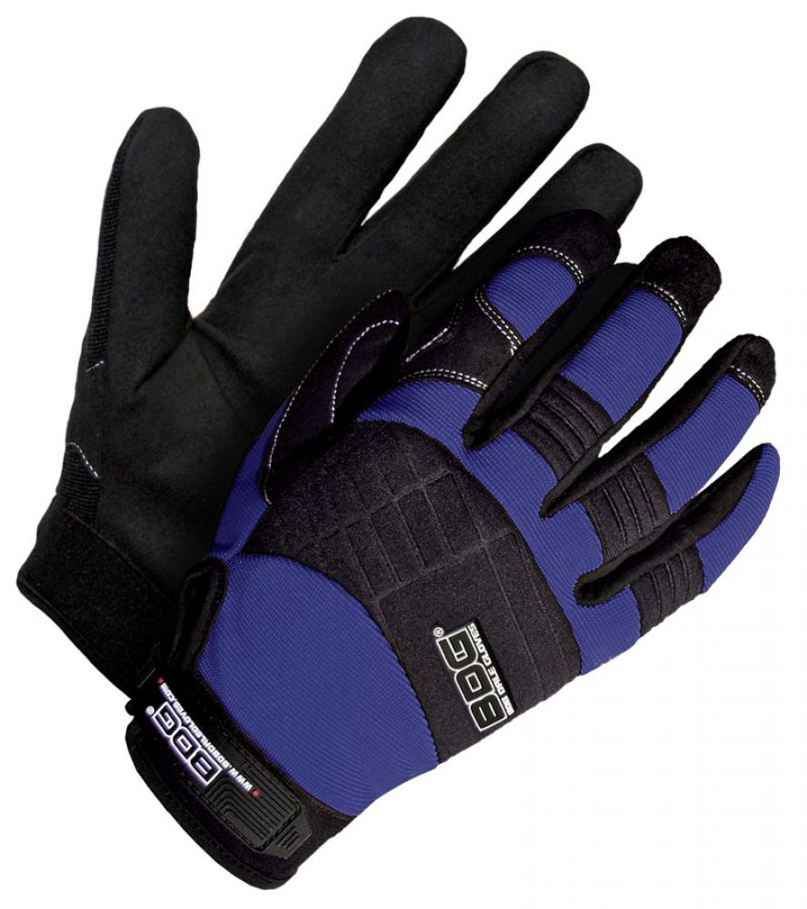 Mechanics Glove Synthetic Leather Navy Blue/Black