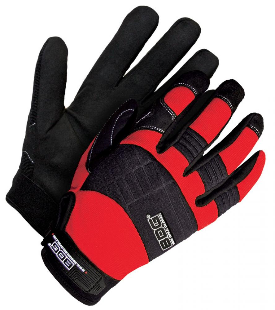Mechanics Glove Synthetic Leather Red/Black