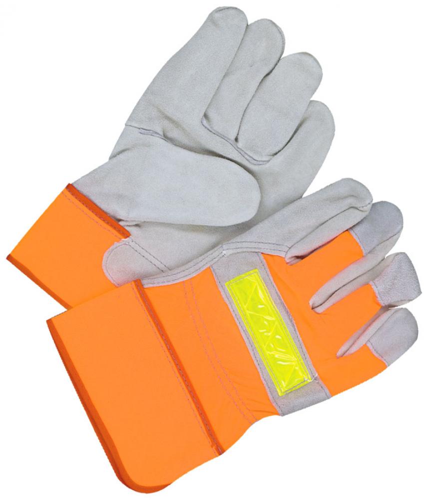 Fitter Glove Split Cowhide Hi-Viz Orange