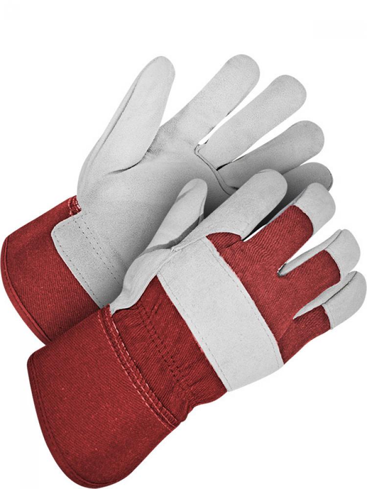 Fitter Glove Split Cowhide Lined Thinsulate C100 Red/Grey