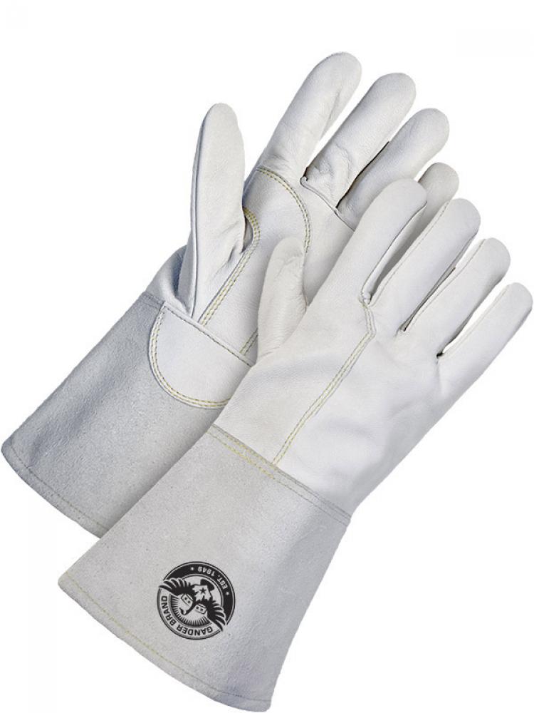 Gander TIG Welding Glove Grain White Goatskin - Kevlar® Sewn