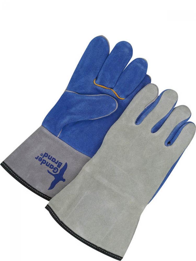 Welding Glove Split Leather Blue/Grey