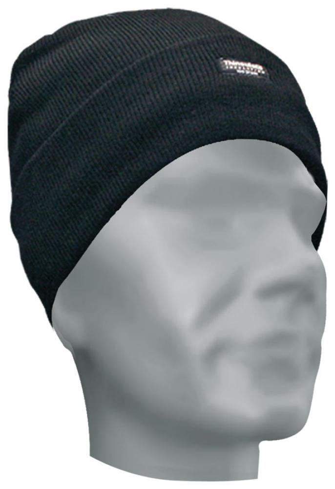 Headwear Knit Acrylic Toque Lined Thinsulate C100 Black