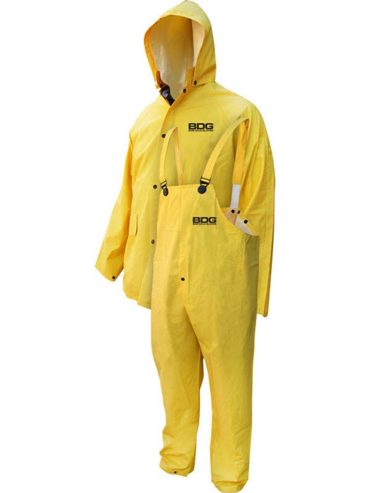 Rain Suit Flame Resistant PVC/Poly/PVC 3 Piece Suit