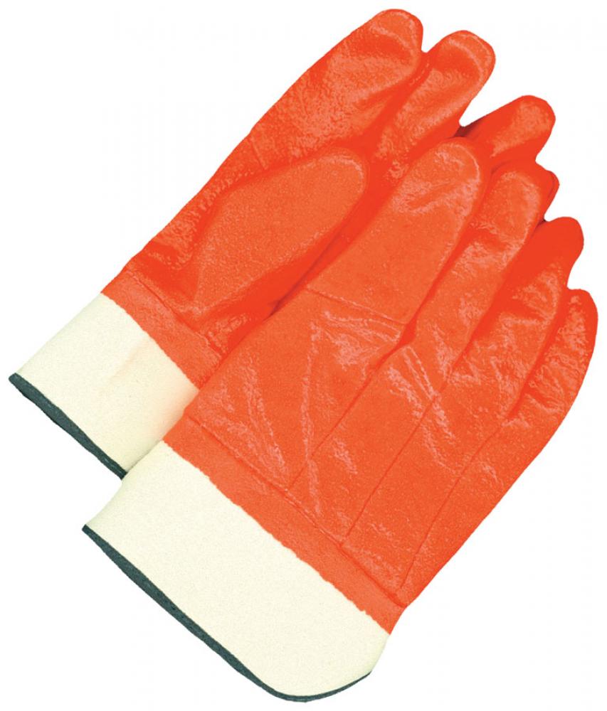 Coated PVC Safety Cuff Foam Lined Hi-Viz Orange
