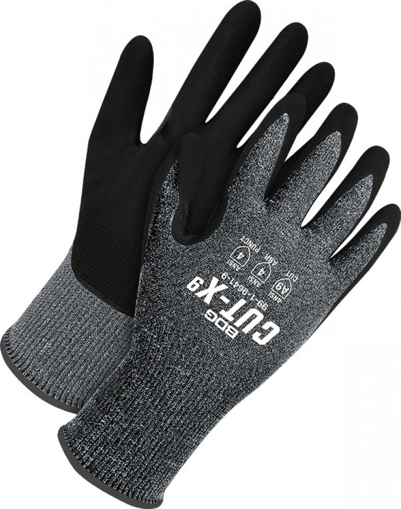 18 Gauge Grey Cut Resistant Black NBR Palm w/ Touchscreen