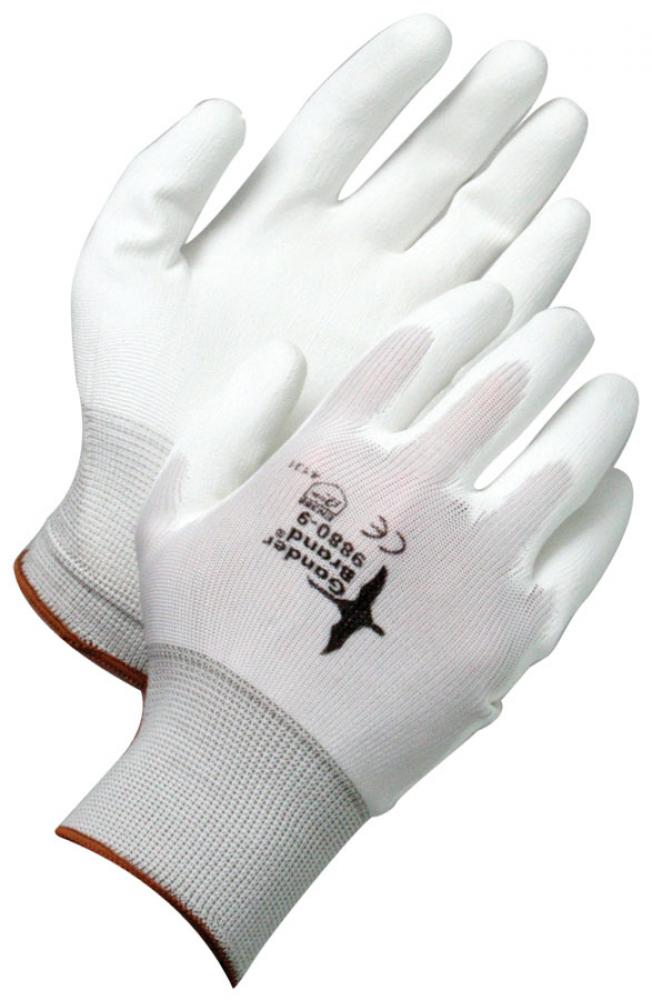 Seamless Knit White Nylon White Polyurethane Palm