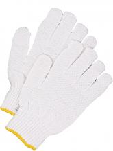Bob Dale Gloves & Imports Ltd 10-9-77-LT - Seamless Knit Poly-Cotton String Knit Glove Bleached Tagged