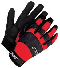 Bob Dale Gloves & Imports Ltd 20-1-10603R-S - Mechanics Glove Synthetic Leather Red/Black