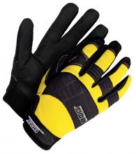 Bob Dale Gloves & Imports Ltd 20-1-10603Y-S - Mechanics Glove Synthetic Leather Yellow/Black
