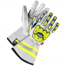 Bob Dale Gloves & Imports Ltd 20-1-10699-X2L - ArcTek Goatskin 5" Gauntlet Back Hand Protection Lined Kevla