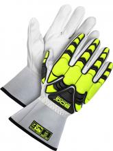 Bob Dale Gloves & Imports Ltd 20-1-1883-XL - Goatskin Cut Resistant 3" gauntlet w/ Backhand Protection