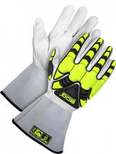 Bob Dale Gloves & Imports Ltd 20-1-1885-X3L - Goatskin Cut Resistant 5" gauntlet w/ Backhand Protection
