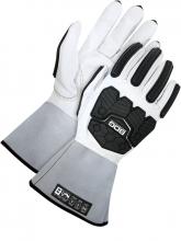 Bob Dale Gloves & Imports Ltd 20-1-5005-M - Pearl Goatskin 5" Gauntlet w/Backhand Protection