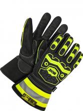 Bob Dale Gloves & Imports Ltd 20-9-10753-X2L - Oil Repel Cut Resist C100 Lined Goatskin 3" Gauntlet w/ Impa