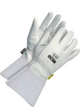 Bob Dale Gloves & Imports Ltd 20-9-1605-X2L - Grain Pearl Goatskin Gauntlet w/ Kevlar & C100 Thins Lining