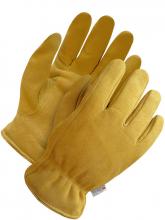 Bob Dale Gloves & Imports Ltd 20-9-327-M - Split Deerskin Driver Lined Thinsulate C100 Gold