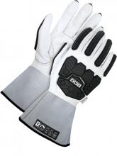Bob Dale Gloves & Imports Ltd 20-9-5005-X3L - Lined Pearl Goatskin 5" Gauntlet w/Backhand Protection