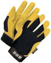 Bob Dale Gloves & Imports Ltd 20-9-818-XL - Mechanics Glove Grain Deerskin Lined Thinsulate C40 Tan