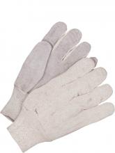 Bob Dale Gloves & Imports Ltd 30-1-LK86E - Leather Palm Cotton Back Knitwrist Economy