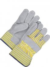 Bob Dale Gloves & Imports Ltd 30-1-W10EL-R - Fitter Glove Split Cowhide Rubberized Cuff