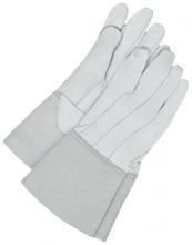 Bob Dale Gloves & Imports Ltd 60-1-1700-M - Welding Glove TIG Grain Sheepskin White Kevlar Sewn - Kevlar® Sewn