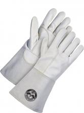 Bob Dale Gloves & Imports Ltd 60-1-1720-S - Gander TIG Welding Glove Grain White Goatskin - Kevlar® Sewn