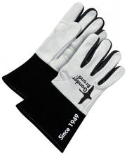 Bob Dale Gloves & Imports Ltd 60-1-1949-X2L - Welding Glove TIG Grain White Goatskin Kevlar  Sewn