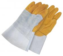 Bob Dale Gloves & Imports Ltd 64-1-1145-9 - Welding Glove TIG Grain Deerskin Back Hand Patch Left Hand