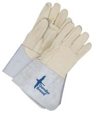 Bob Dale Gloves & Imports Ltd 64-1-1264-7 - Horsehide Grain Leather Utility Glove with Cowhide Gauntlet