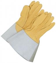 Bob Dale Gloves & Imports Ltd 64-1-1741-12 - Welding Glove TIG Grain Deerskin with Split leather cuff and Gore