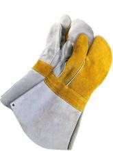 Bob Dale Gloves & Imports Ltd 64-1-AG-1 - Welding Mitt Split Leather Gauntlet 1-Finger