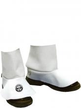 Bob Dale Gloves & Imports Ltd 64-1-SP-6 - Welding Spats Split Leather Pearl Grey 6 in