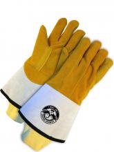 Bob Dale Gloves & Imports Ltd 64-9-1141KW-8 - Welding Glove TIG Split Deerskin w/Kevlar Knit Wrist Lined