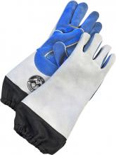 Bob Dale Gloves & Imports Ltd 64-9-666B-KW-XL - Welding Glove Split Leather Lined Fleece w/ CarbonX Knit Wri