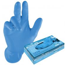 Bob Dale Gloves & Imports Ltd 99-1-6200B-L - Grippaz Blue Nitrile Disposable 8mil Box