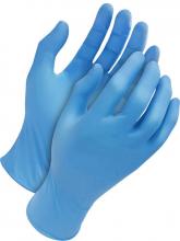 Bob Dale Gloves & Imports Ltd 99-1-6500-M - Blue Nitrile Powder Free Fully Textured Disposable