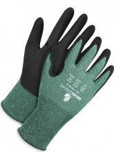 Bob Dale Gloves & Imports Ltd 99-1-8130-9 - 15 Gauge Green HPPE/Glass with NBR Palm Net Zero
