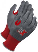 Bob Dale Gloves & Imports Ltd 99-1-9530-10 - Red 21G Seamless Knit Cut Resistant Grey NBR Palm w/ Touchscreen