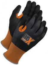 Bob Dale Gloves & Imports Ltd 99-1-9541-10 - Orange 21G Seamless Knit Cut Resistant Black PU Palm w/ Touchscreen