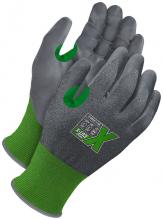 Bob Dale Gloves & Imports Ltd 99-1-9560-11 - Green 21G Seamless Knit Cut Resistant Grey NBR Palm w/ Touchscreen