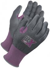 Bob Dale Gloves & Imports Ltd 99-1-9580-10 - Purple 21G Seamless Knit Cut Resistant Grey NBR Palm w/ Touchscreen