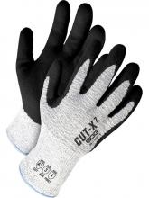 Bob Dale Gloves & Imports Ltd 99-1-9627-8 - CUT-X Grey HPPE Cut Resistant Black Sandy Nitrle Palm