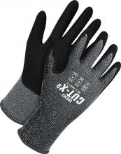 Bob Dale Gloves & Imports Ltd 99-1-9641-5 - 18 Gauge Grey Cut Resistant Black NBR Palm w/ Touchscreen