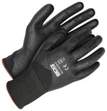 Bob Dale Gloves & Imports Ltd 99-1-9776-6 - Black 13G Seamless Knit Kevlar Cut Resistant w/ Black NPR Fo