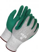 Bob Dale Gloves & Imports Ltd 99-9-9625-8 - Waterproof, Touchscreen, Lined HPPE Green Sandy Nitrile Palm